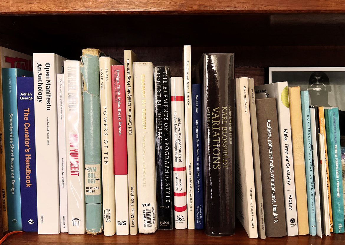PRINT Bookshelf of art and design titles