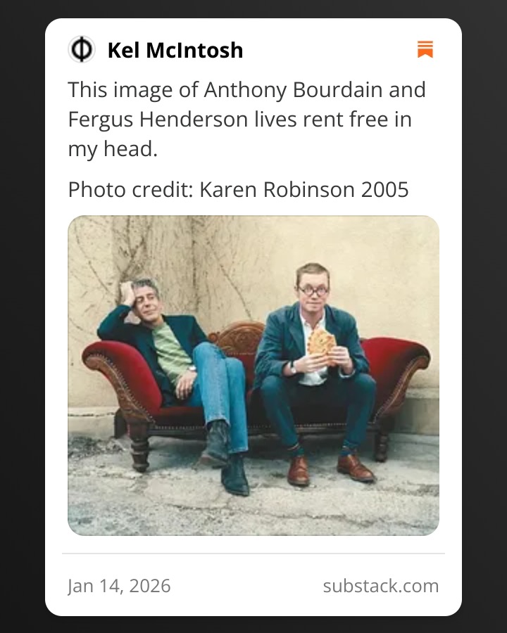 Bourdain et Henderson by Karen Robinson 2005 Bourdain et Henderson by Karen Robinson 2005